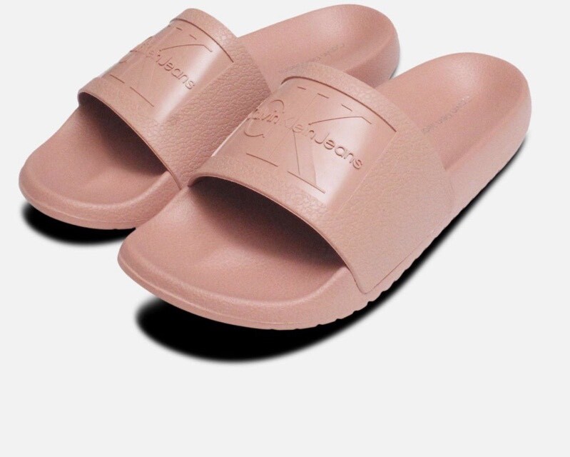 womens calvin klein sliders